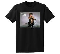 OKMN76huc Tina Turner T Shirt Private Dancer Vinyl CD Cover Black XL