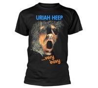 OKMN76huc Uriah Heep 'Very 'Eavy' (Black) T-Shirt Black XXL