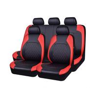 OKMNJHY 9Pcs Auto Ensembles de Housses Siège, pour KIA Picanto Ⅲ 2017 2018 2019 2020 2021 2022 2023 Auto Couvre Sieges Accessoires Interieur,Confortables Respirant Imperméable,C/9pcs Set Red