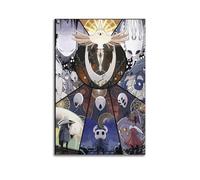 OKMNJU Hollow Knight - Poster décoratif sur toile - Impression d'art moderne pour chambre à coucher - 60 x 90 cm