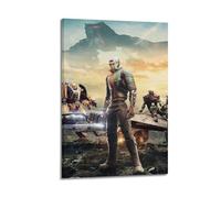 OKMNJU Poster de jeu vidéo de désintégration - Peinture sur toile - Impression d'art moderne pour chambre à coucher - 50 x 75 cm