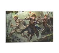 OKMNJU Poster décoratif sur toile sur le chemin de l'exil - Impression d'art moderne pour chambre à coucher - 60 x 90 cm