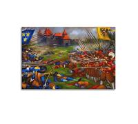 OKNGB Poster décoratif sur toile représentant la guerre de Trente ans - Empire suédois - Habsbourg - Décoration murale moderne pour chambre à coucher - 40 x 60 cm