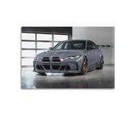OKNGB Poster décoratif sur toile représentant une course allemande Supercar G80 M3 - Décoration murale moderne pour chambre à coucher (40 x 60 cm)