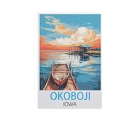 Okoboji Iowa，Puzzle 1500 Pieces Paper Puzzle Adult Children's Educational Toy Family Decompression Game（57x87cm）-FS16