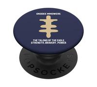 OKODEE MMOWERE Talos of The Eagle Strength Bravery Power PopSockets PopGrip Adhésif