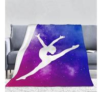 okoikfc Couverture Polaire 150 x 200 cm Gymnastique, Plaid Polaire Fille Couverture 3D Imprimée Flanelle Blanket Literie 2 Personnes, Couvertures Doux et Chaude pour Canape Lit K58