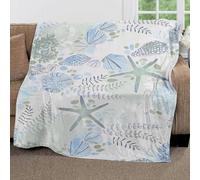 okoikfc Couverture Polaire 70 x 100 cm Étoile De Mer, Plaid Polaire Conque Couverture 3D Imprimée Flanelle Blanket Literie 1 Personne, Couvertures Doux et Chaude pour Canape Lit K512