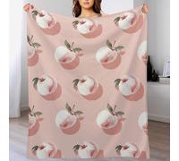 okoikfc Couverture Polaire Pêche 3D Imprimée, Plaid Polaire Rose Couverture 70 x 100 cm 1 Personne en Flanelle Doux et Chaude pour Canape Lit Q890