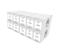 OKOLine CF287A, 87A Lot de 10 toners noirs compatibles avec HP LaserJet Enterprise MFP M527, M506, Pro M501