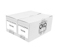 OKOLine TK3160, 1T02T90NL0 Lot de 2 toners noirs compatibles avec Kyocera Ecosys M3145, M3645, P3045, P3050, P3055, P3060, P3145