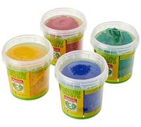 Okonorm - kit de 4 pots de pâtes à modeler : rouge/vert/bleu/jaune