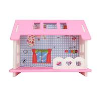 OKOVO 1:12 échelle Maison de poupée Kit Miniature Petite terrasse sur Le Toit Semblant Maison de poupée pour Les Enfants