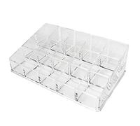 OKOVO 15 Grids Nail Polish Display Holder Lipstick Cosmetics Storage Box Organizer Makeup Tool, Storage Solution for Drawer, Vanity, Bathroom, and More