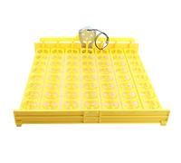 OKOVO 154 pièces plateau d'incubation d'oeufs entièrement automatique plateau d'incubateur d'oeufs Durable HollowStyle pour caille de canard de poulet (12V)