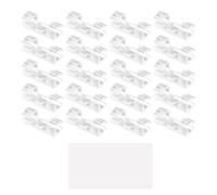 OKOVO 20 pièces Clips de Câble Organisateur de Câble Auto-Adhésif Support de Cordon Portable Serre-Câble sans Clous avec Ruban Adhésif Double Face pour Bureau, Maison, Voiture, Bureau