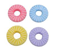 OKOVO 4PCS Stripe Pattern Weights Fabric Sewing Weight Rings for Cloth Cutting Writing Paper Pressing