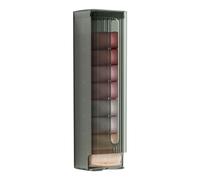 OKOVO Boîte de rangement murale pour lingerie, multi-usages, pour culottes de sous-vêtements, chaussettes, organisateur automatique pour salle de bains, cuisine, sac poubelle (Gris clair)