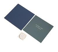 OKOVO Carte de vœux en papier décoratif spécial de Noël en trois dimensions avec autocollant enveloppe pour la décoration de bureau et de salon (Type E)