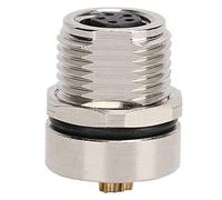 OKOVO Le Panneau M8-F-S5 a monté Le Laiton plaqué par Adaptateur imperméable IP67 du connecteur 5pin de Prise M8 pour l'usage Industriel
