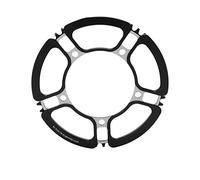 OKOVO Lp cinq trous pétale pédalier 130BCD vélo pliant pédalier 53T vélo unique pédalier dent plaque (Plaque LP simple pétale 53T noir)