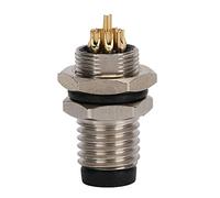 OKOVO M8 Aviation Connecteur de Bouchon à 8 Broches Shell en Laiton étanche pour la Douille Femelle
