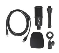 OKOVO Microphone du condenseur USB Super cardioïde Direction du Bureau directionnel de Bureau pour enregistrer Le Jeu en Direct en Streaming