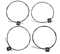 OKOVO Pièces d'instruments à Cordes en fluorocarbone, 4 pièces, pour Guitare ou ukulélé, Cordes universelles (TX-3)