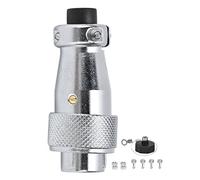 OKOVO Plug de connecteur d'aviation étanche mâle mâle Socket électrique Puissance pour la Communication aérospatiale Alliage de Zinc Marin 500V