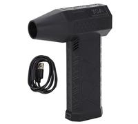 OKOVO Plumeau d'air électrique 200W 130000 tr/min, ventilateur Turbo à grande vitesse, souffleur à sec portatif, nettoyeur de poussière pour clavier et caméra (Noire)