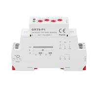 OKOVO Relais temporisé de sortie d'impulsion Commutateur de relais de retard multifonctionnel avec indicateur LED AC DC 12V-240V