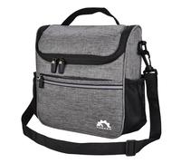 OKOVO Sacoche de Guidon Isotherme pour vélo, spacieuse, Rangement Avant de 3,5 L, Sangle réglable, Garde Les Aliments au Chaud et au Froid, Sacoche de Guidon de vélo, Sac à bandoulière