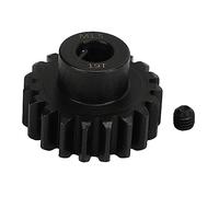 OKOVO Steel Motor Gears Pinion RC Car Motor Gear M1.5 8mm Inner Hole Steel RC Pinion Gear with M5 Set Screw for 1/5 Model Vehicle (19T)