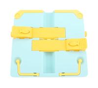 OKOVO support de livre pour enfants Angle réglable nettoyage facile support de lecture de bureau multifonctionnel jaune bleu