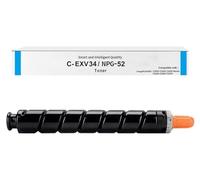 Okra Cyan Toner 3783B002 Compatible avec Canon C-EXV34 Cyan Toner Canon C-EXV 34 Toner pour Canon IR-ADV C2225i IR ADV C2230i C2020 C2020i C2020L Canon C2025i C2030 C2030i C2030L IR C2220i C2220L