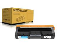 Okra Cyan Toner Compatible avec Ricoh 407717 Cyan Toner avec Ricoh SPC252 Toner Ricoh SPC262 Toner pour Ricoh Aficio SPC 252DNw SPC 252DN SPC 252SF Toner Ricoh SP C262SFNw Ricoh SP C262DNw Toner