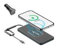 OKRAMOL Chargeur sans fil pour voiture, station de charge rapide sans fil, station de charge pour plusieurs appareils, adaptateur pour AirPods iPhone 15/14/13/12 Pro/Max11 Android Samsung S20 S21 S22