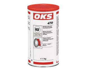 OKS OKS Graisse haute performance Allround 470 blanc NSF H2 1000g boîte en fer blanc Quantité:10