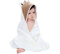 OKSakady Robe de Chambre Polaire Enfant Peignoir Sortie de Bain à Capuche Animaux pour Bébé Cape de Bain Flanelle Microfibre