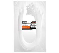 Oksdown 500 mm x 9,0 mm Collier de Serrage Plastique Blanc Serre Câbles Longs Rilsan Ultra Solides Résistant aux UV Attache Câble Lot de 100 Pièces