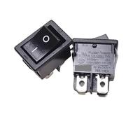 OKSJBHBTBW 1pc R19 ship type power switch 4 pin 2 speed on/off Black warping switch 6A
