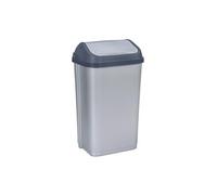 Okt 2053708 swing-bin poubelle plastique argent anthracite 50 l 10308160000