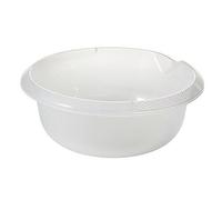 OKT Boîte alimentaire ronde 28 cm - plastique transparent antidérapant avec échelle de mesure et bec verseur