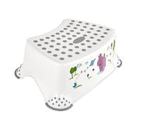 keeeper Marche-pieds Plastorex Blanc/Violet décor Hippo