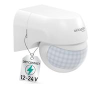 Oktaplex Ana Détecteur de mouvement 12 V 24 V avec contact sans potentiel Blanc