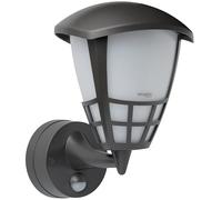 Oktaplex Bel lampe d'extérieur avec détecteur de mouvement anthracite E27 ampoule interchangeable 230V lanterne murale d'extérieur IP54