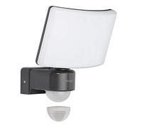 Oktaplex Cali projecteur LED détecteur de mouvement 30W 2200lm IP65 | boîtier anthracite, fonction maître, 3000K lumière chaude, 230V, spot extérieur puissant, pour terrasse, jardin et garage