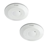 Oktaplex Ida Lot de 2 détecteurs de Mouvement Plafond Plats