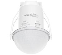 Oktaplex Kim détecteur de Mouvement extérieur encastré 360° Blanc