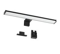 oktaplex lighting Lampe LED pour miroir noir 40cm 3in1 Montage 3000K blanc chaud 8W 570lm Lampe de miroir pour salle de bain